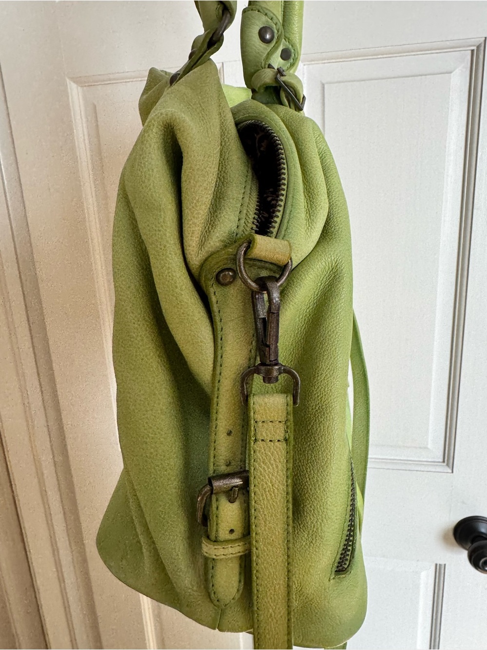 Free people large Emerson bag matcha green new - Picture 5 of 7